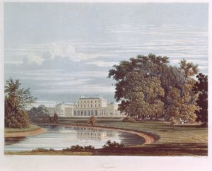 Frogmore, Windsor, Pynes Kraliyet Konutlarından, 1818 (aquatint) by William Henry Pyne